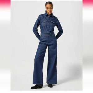 Womens Wrangler Trouser Coveralls, Denim, NWOT, size Medium